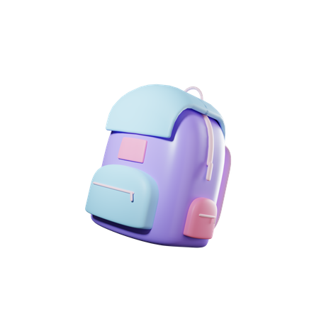 School Bag  3D Icon