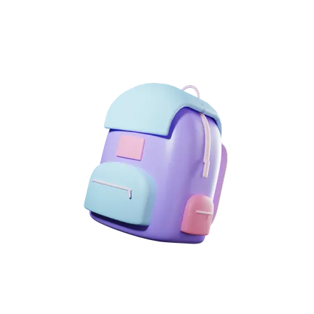 School Bag  3D Icon