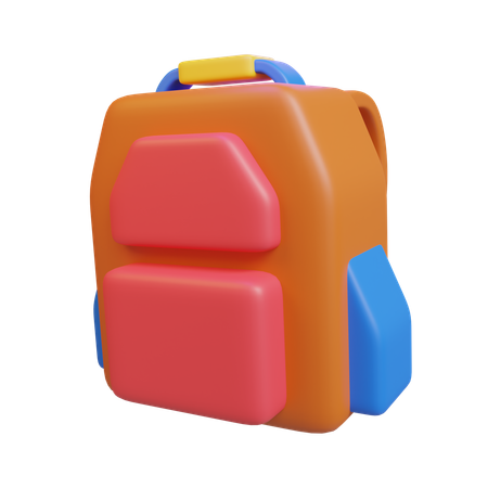 School Bag  3D Icon