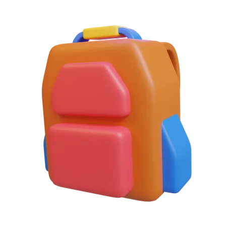 School Bag  3D Icon