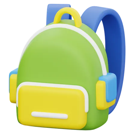 School Bag  3D Icon