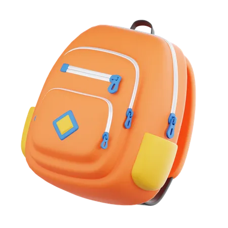 School Bag  3D Icon