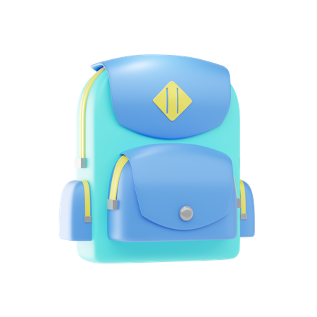 School Bag  3D Icon