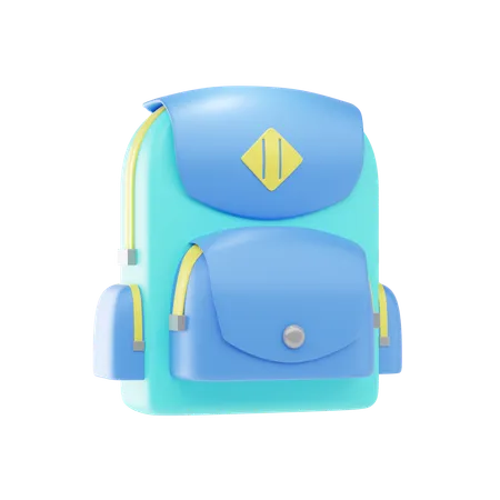 School Bag  3D Icon