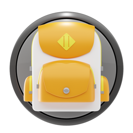 School Bag  3D Icon