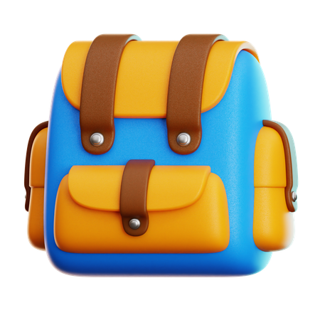 School Bag  3D Icon