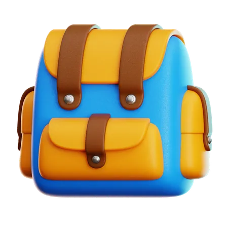 School Bag  3D Icon