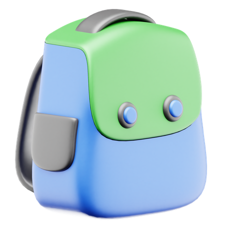 School Bag  3D Icon