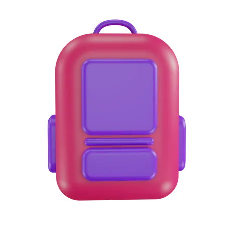 School Bag  3D Icon