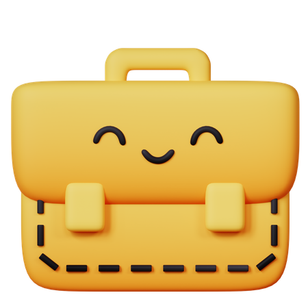 School Bag  3D Icon