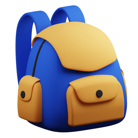 School Bag  3D Icon