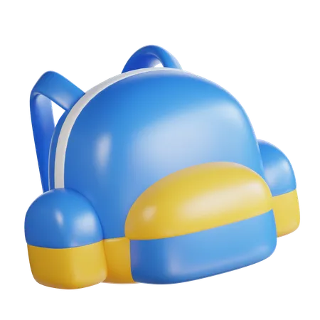 School Bag  3D Icon