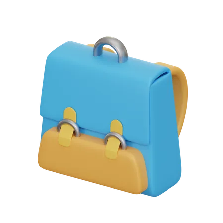 School Bag  3D Icon