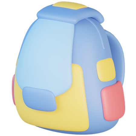 School Bag  3D Icon