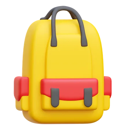 School Bag  3D Icon