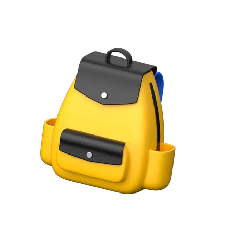 School Bag  3D Icon