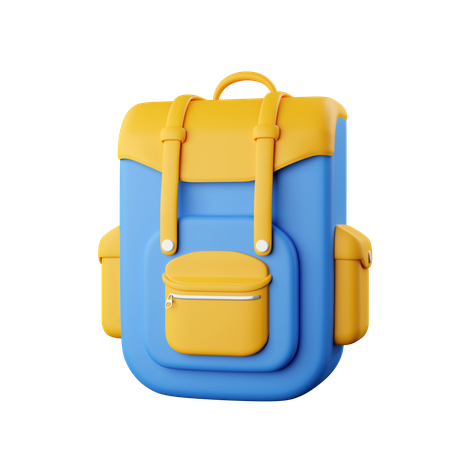 School Bag  3D Icon