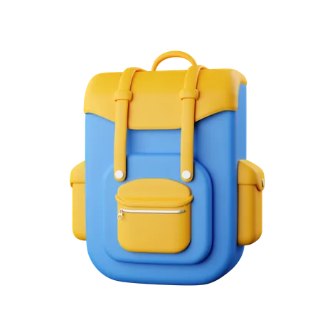 School Bag  3D Icon