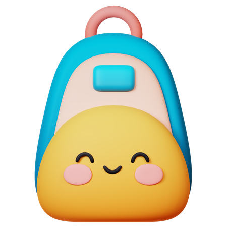 School Bag  3D Icon