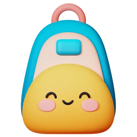 School Bag  3D Icon