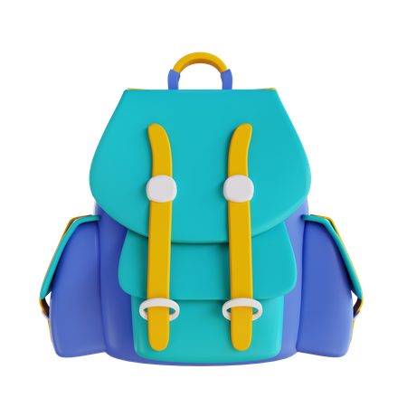 School Bag  3D Icon