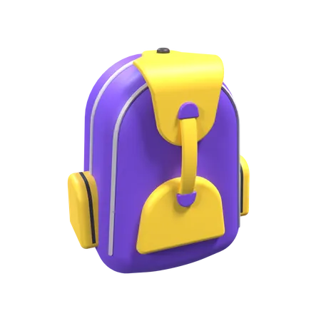 School Bag  3D Icon