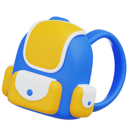 School Bag  3D Icon