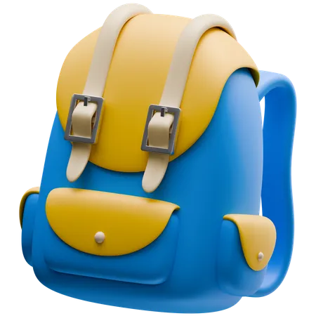 School Bag  3D Icon