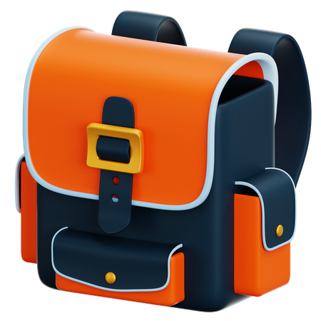 School Bag  3D Icon