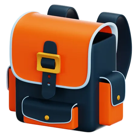 School Bag  3D Icon