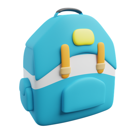 School Bag  3D Icon