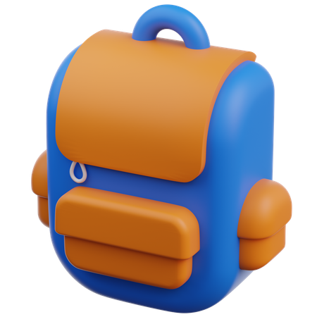 School Bag  3D Icon