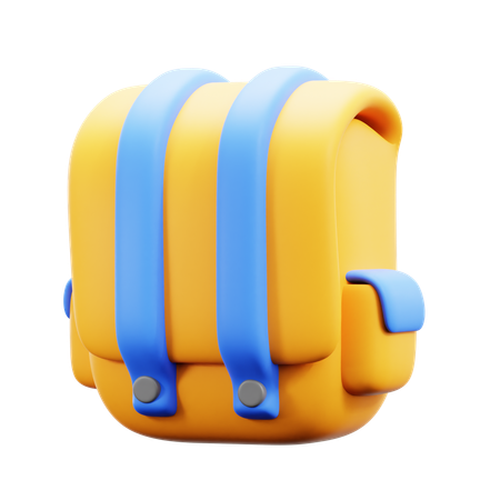 School Bag  3D Icon