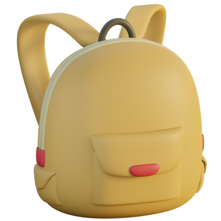 School Bag  3D Icon