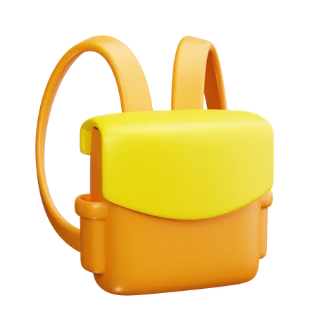 School Bag  3D Icon