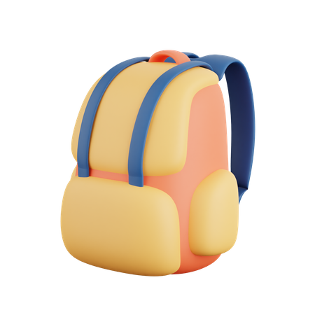 School Bag  3D Icon