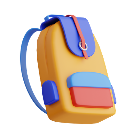 School Bag  3D Icon