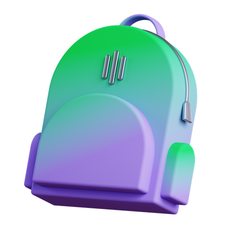 School Bag  3D Icon