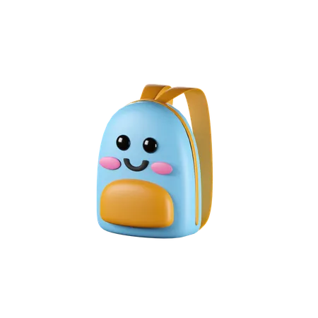 School Bag  3D Icon