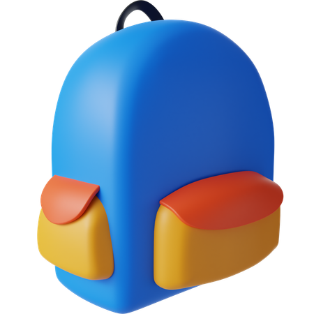 School Bag  3D Icon