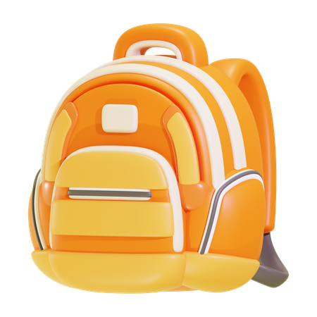 School Bag  3D Icon