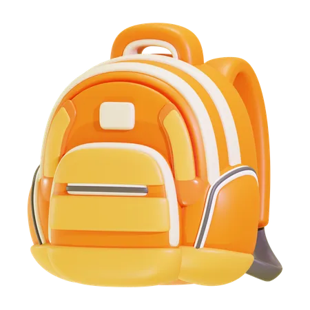 School Bag  3D Icon