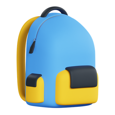 School Bag  3D Icon