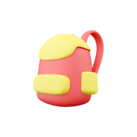 School Bag  3D Icon