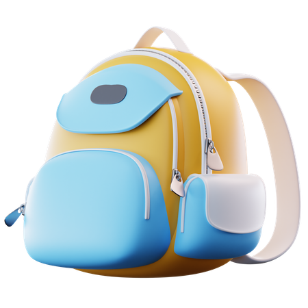 School Bag  3D Icon