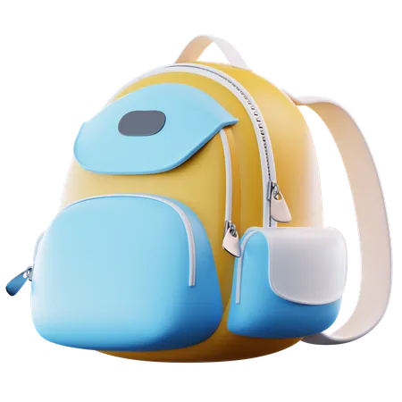 School Bag  3D Icon