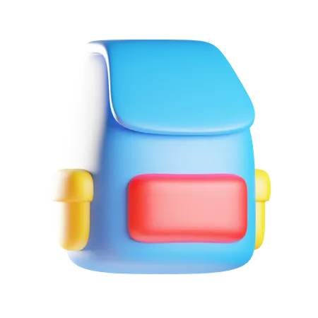 School Bag  3D Icon