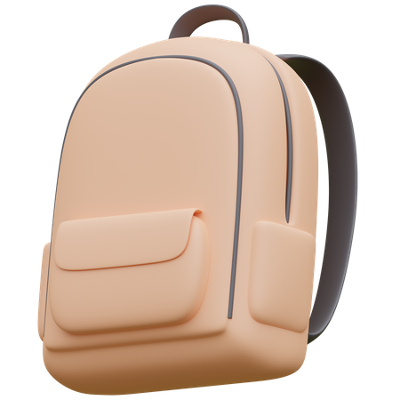 School Bag  3D Icon