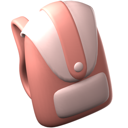 School Bag  3D Icon