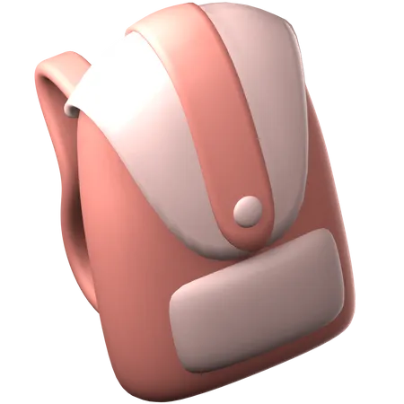 School Bag  3D Icon